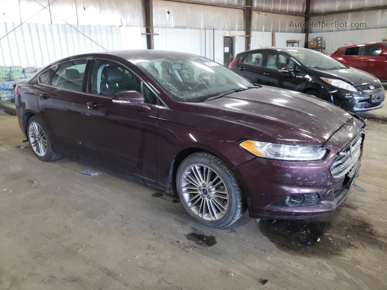 2013 Ford Fusion Se Бордовый vin: 3FA6P0H91DR343548