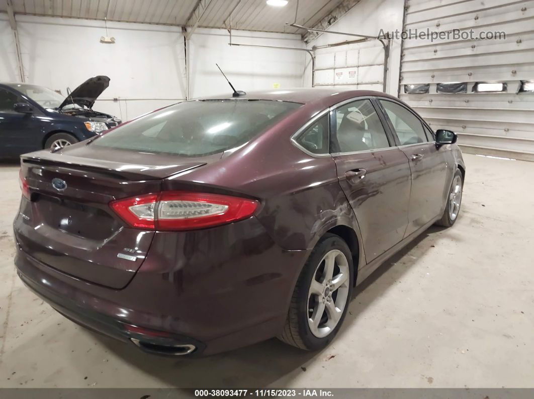 2013 Ford Fusion Se Brown vin: 3FA6P0H91DR387209