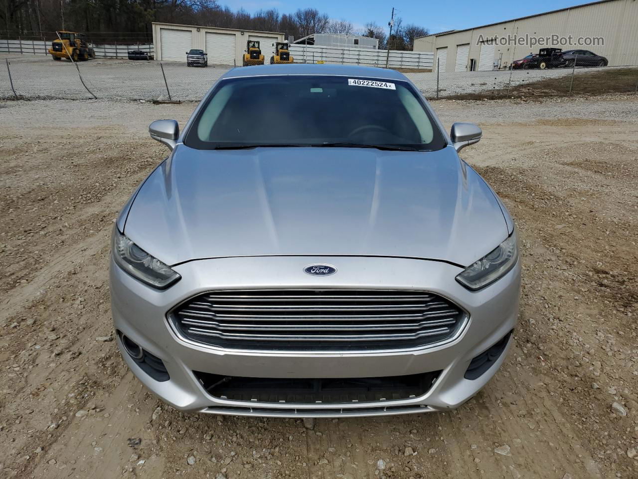 2014 Ford Fusion Se Silver vin: 3FA6P0H91ER319722