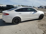 2014 Ford Fusion Se White vin: 3FA6P0H91ER381718