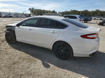 2014 Ford Fusion Se White vin: 3FA6P0H91ER381718