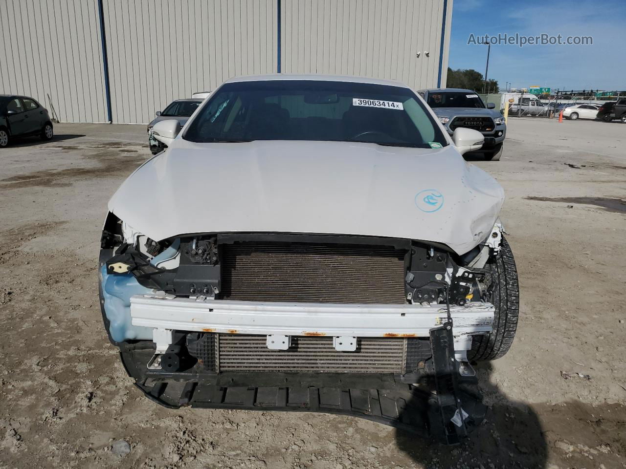 2014 Ford Fusion Se White vin: 3FA6P0H91ER381718