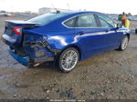 2014 Ford Fusion Se Blue vin: 3FA6P0H91ER388863