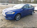 2014 Ford Fusion Se Blue vin: 3FA6P0H91ER388863