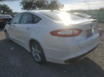 2015 Ford Fusion Se White vin: 3FA6P0H91FR157429