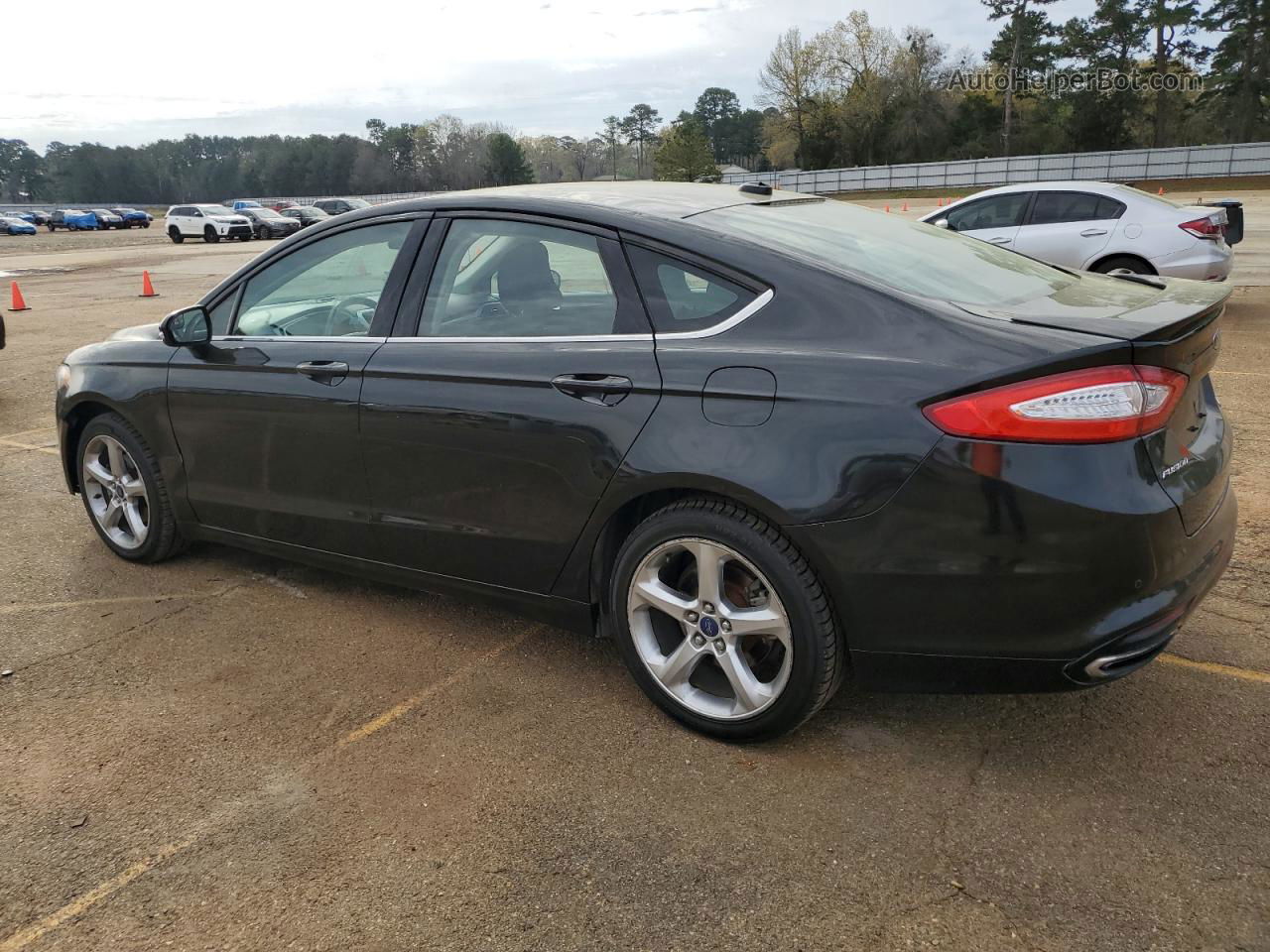 2015 Ford Fusion Se Черный vin: 3FA6P0H91FR234154