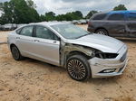 2017 Ford Fusion Se Silver vin: 3FA6P0H91HR111635