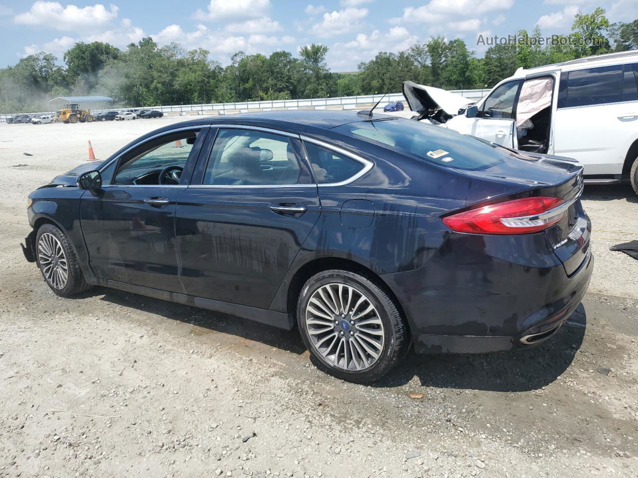 2017 Ford Fusion Se Black vin: 3FA6P0H91HR346472