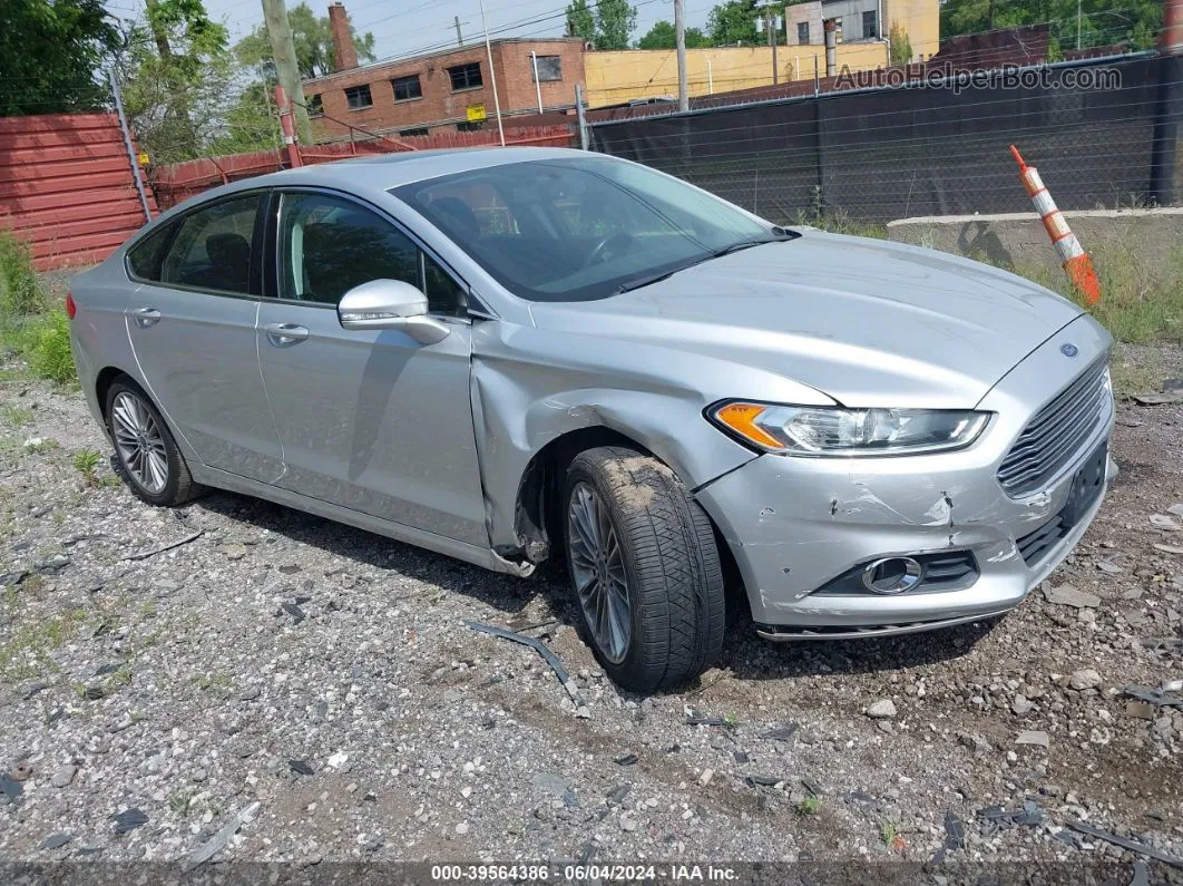 2013 Ford Fusion Se Silver vin: 3FA6P0H92DR327486