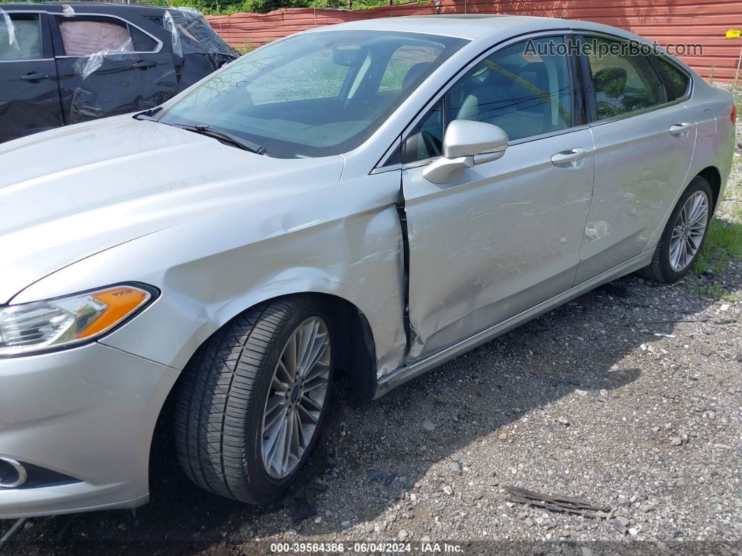 2013 Ford Fusion Se Silver vin: 3FA6P0H92DR327486