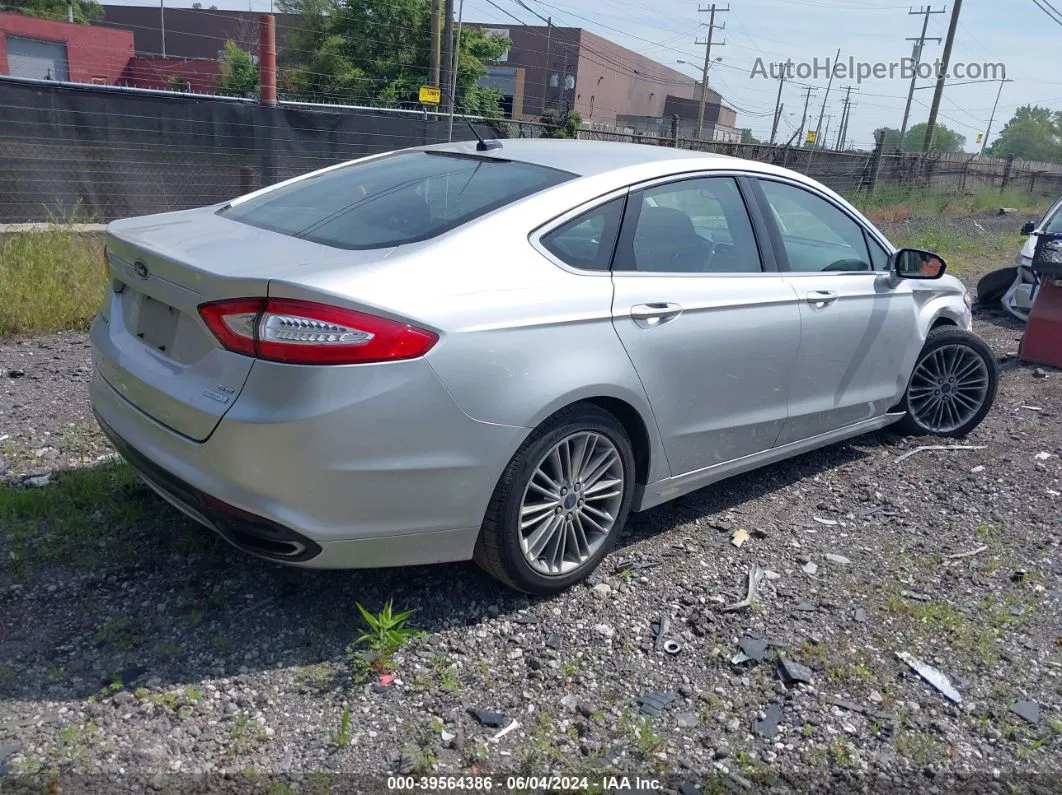 2013 Ford Fusion Se Silver vin: 3FA6P0H92DR327486