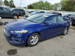 2013 Ford Fusion Se Синий vin: 3FA6P0H92DR341985