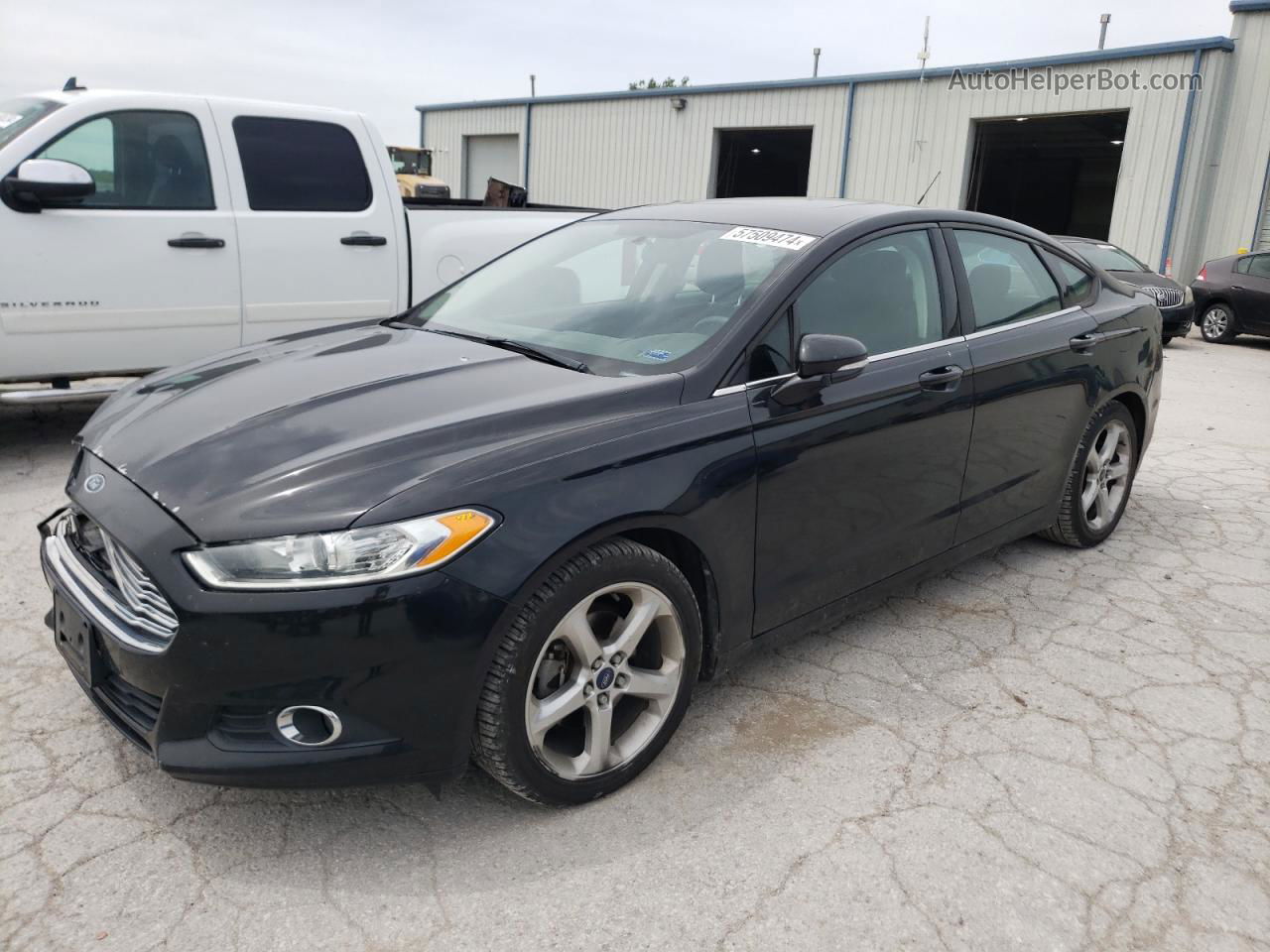 2013 Ford Fusion Se Black vin: 3FA6P0H92DR343414