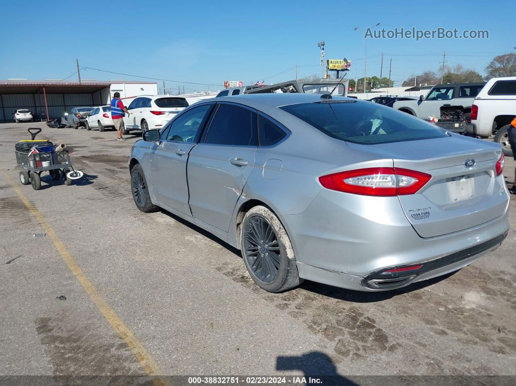 2014 Ford Fusion Se Silver vin: 3FA6P0H92ER343558