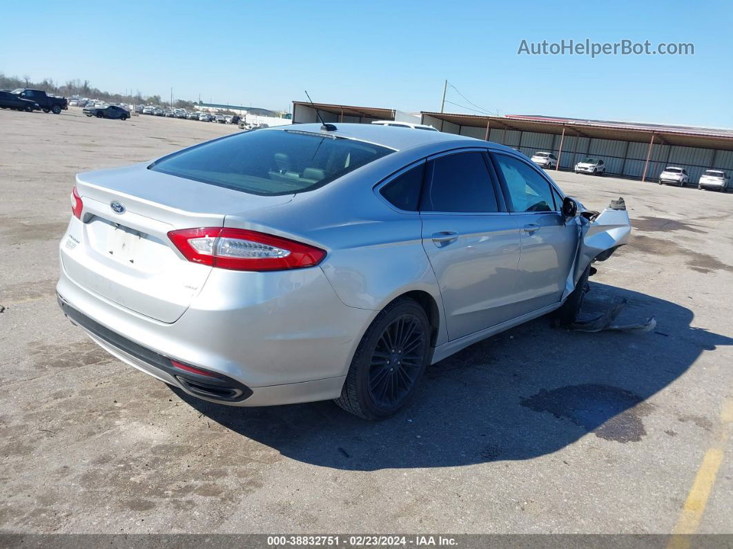 2014 Ford Fusion Se Silver vin: 3FA6P0H92ER343558