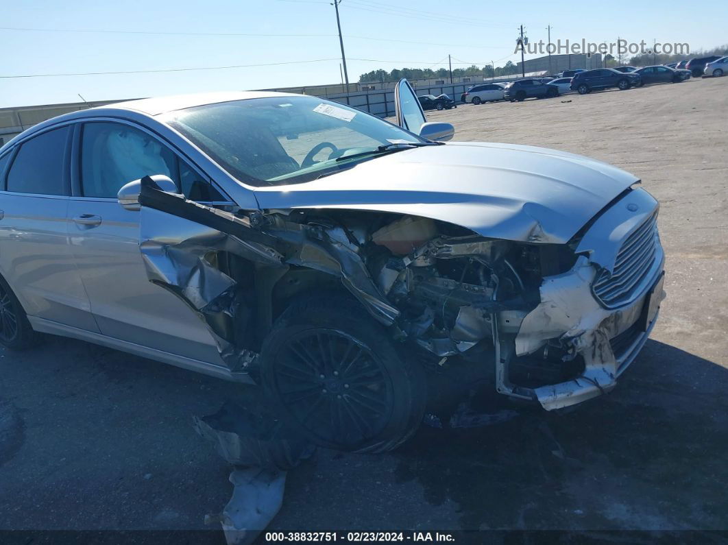 2014 Ford Fusion Se Silver vin: 3FA6P0H92ER343558