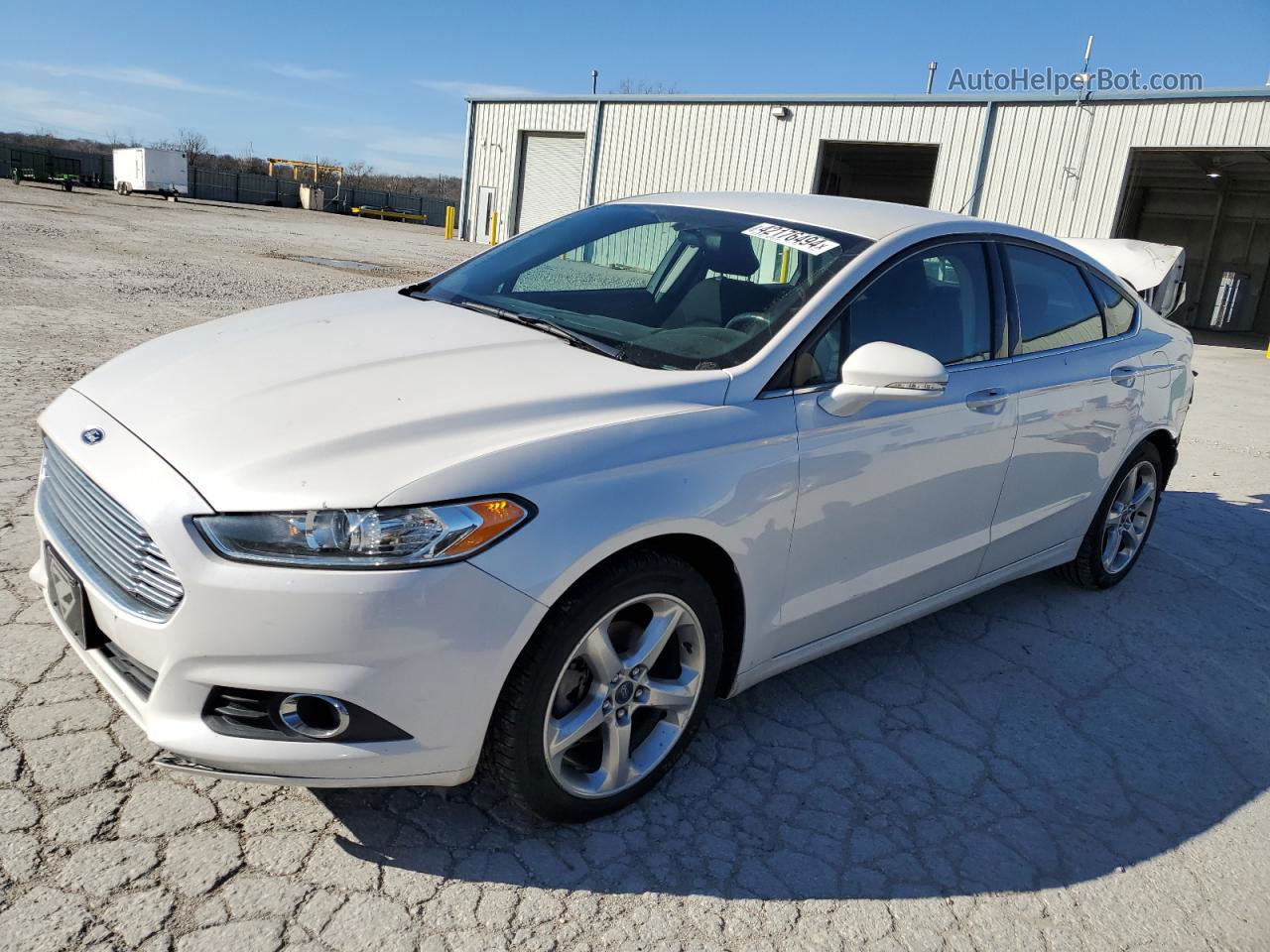 2015 Ford Fusion Se White vin: 3FA6P0H92FR268314