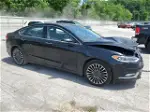 2017 Ford Fusion Se Black vin: 3FA6P0H92HR138813