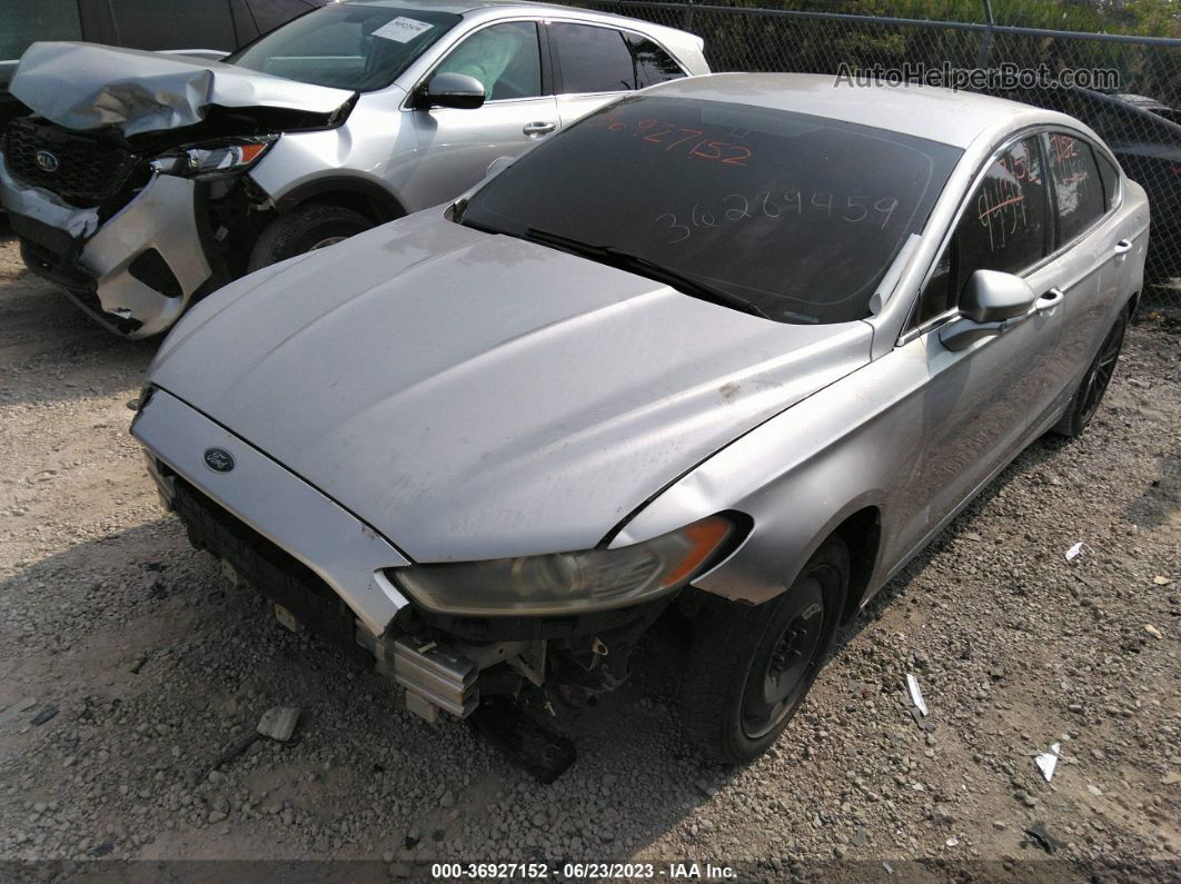 2013 Ford Fusion Se Silver vin: 3FA6P0H93DR178490