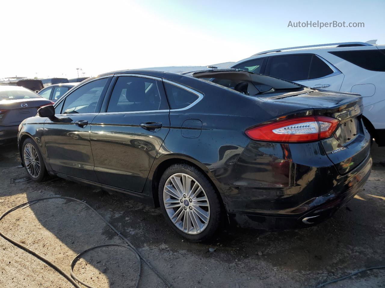 2013 Ford Fusion Se Black vin: 3FA6P0H93DR261675