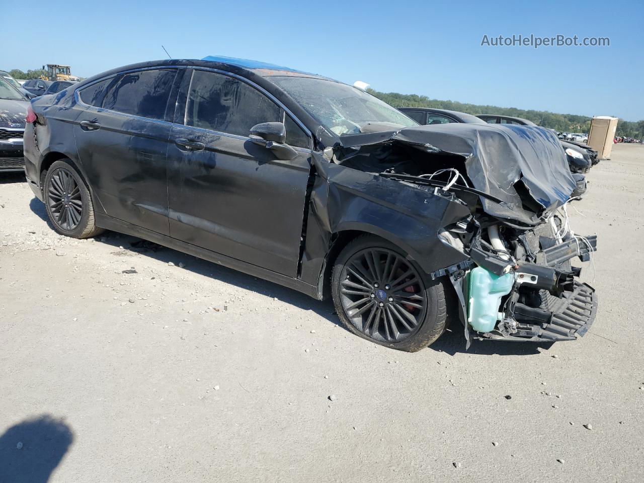 2013 Ford Fusion Se Black vin: 3FA6P0H93DR327285