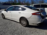 2014 Ford Fusion Se White vin: 3FA6P0H93ER115701