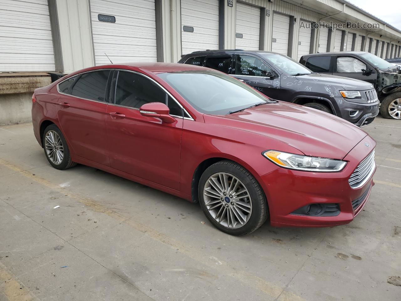 2014 Ford Fusion Se Red vin: 3FA6P0H93ER253805