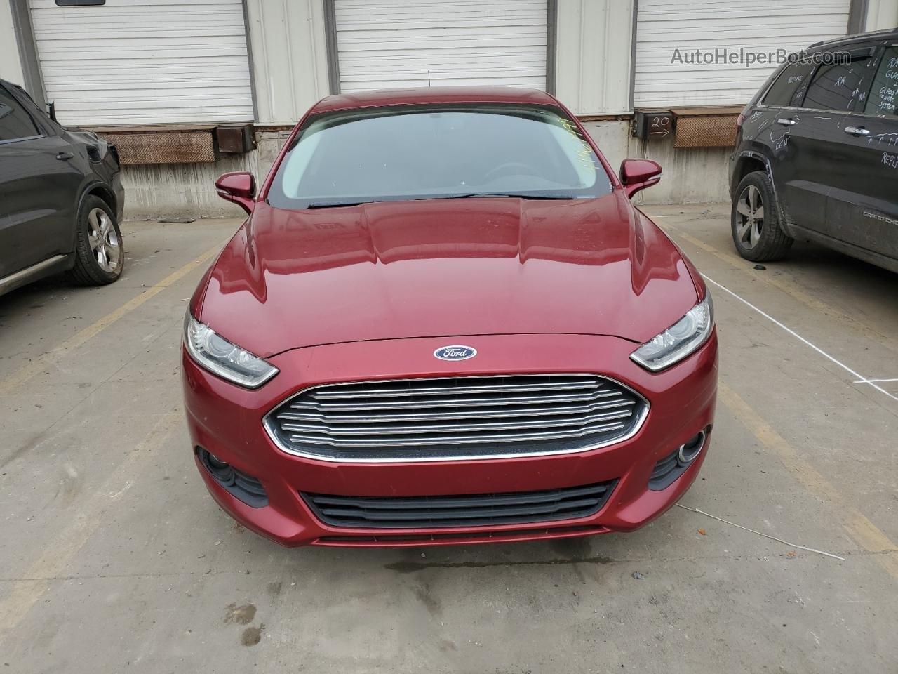 2014 Ford Fusion Se Red vin: 3FA6P0H93ER253805