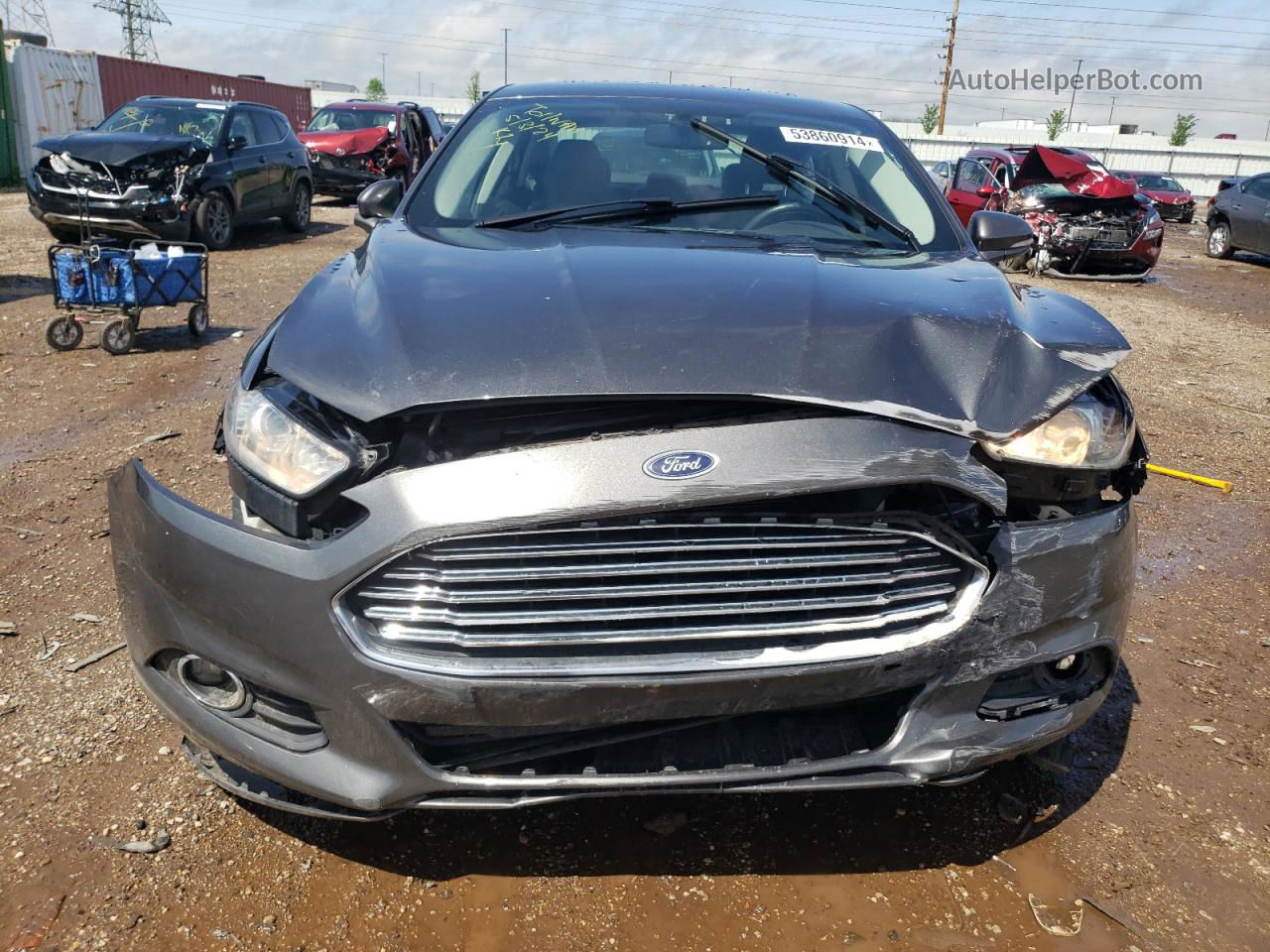 2015 Ford Fusion Se Charcoal vin: 3FA6P0H93FR103839