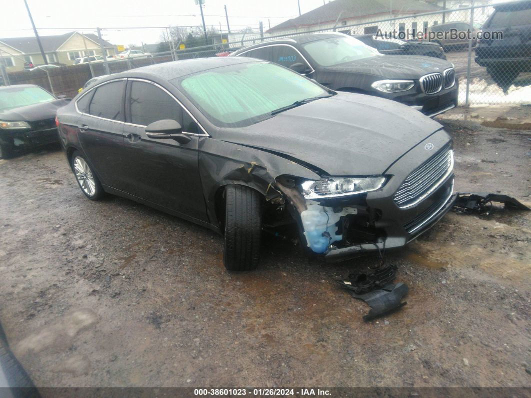 2016 Ford Fusion Se Gray vin: 3FA6P0H93GR155165