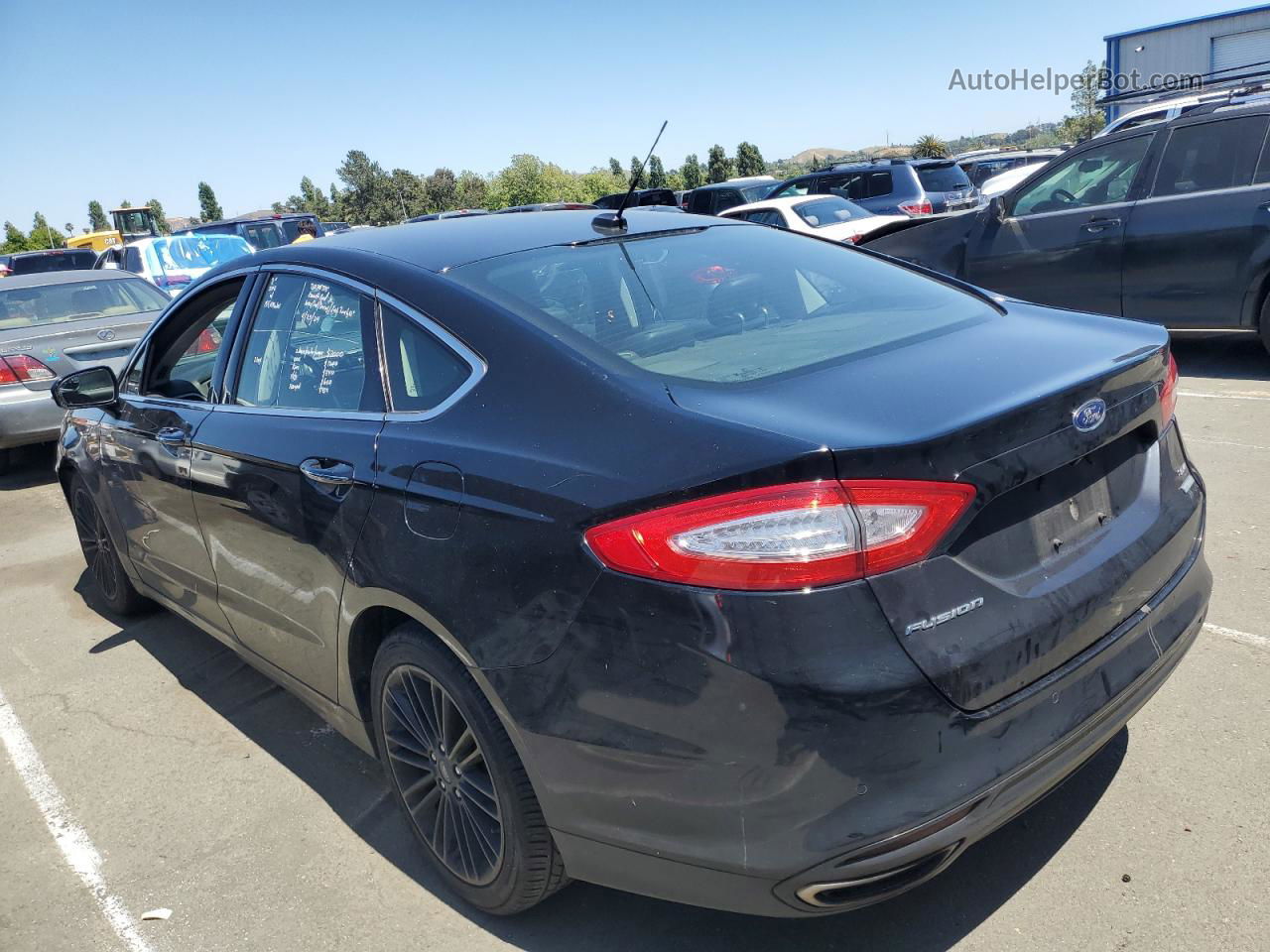 2016 Ford Fusion Se Black vin: 3FA6P0H93GR305775