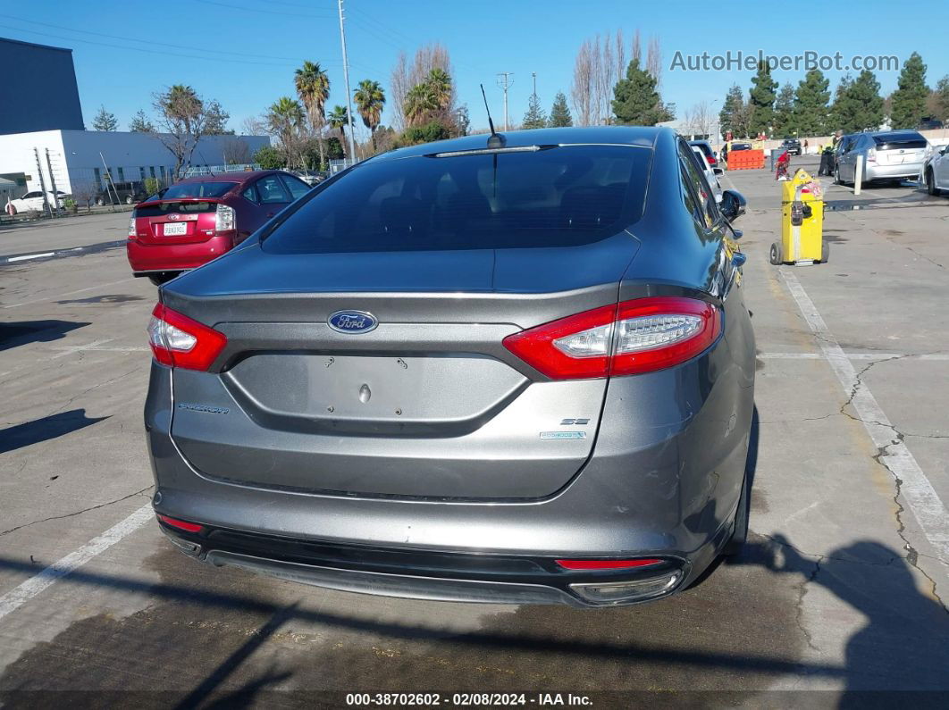 2014 Ford Fusion Se Серый vin: 3FA6P0H94ER195543