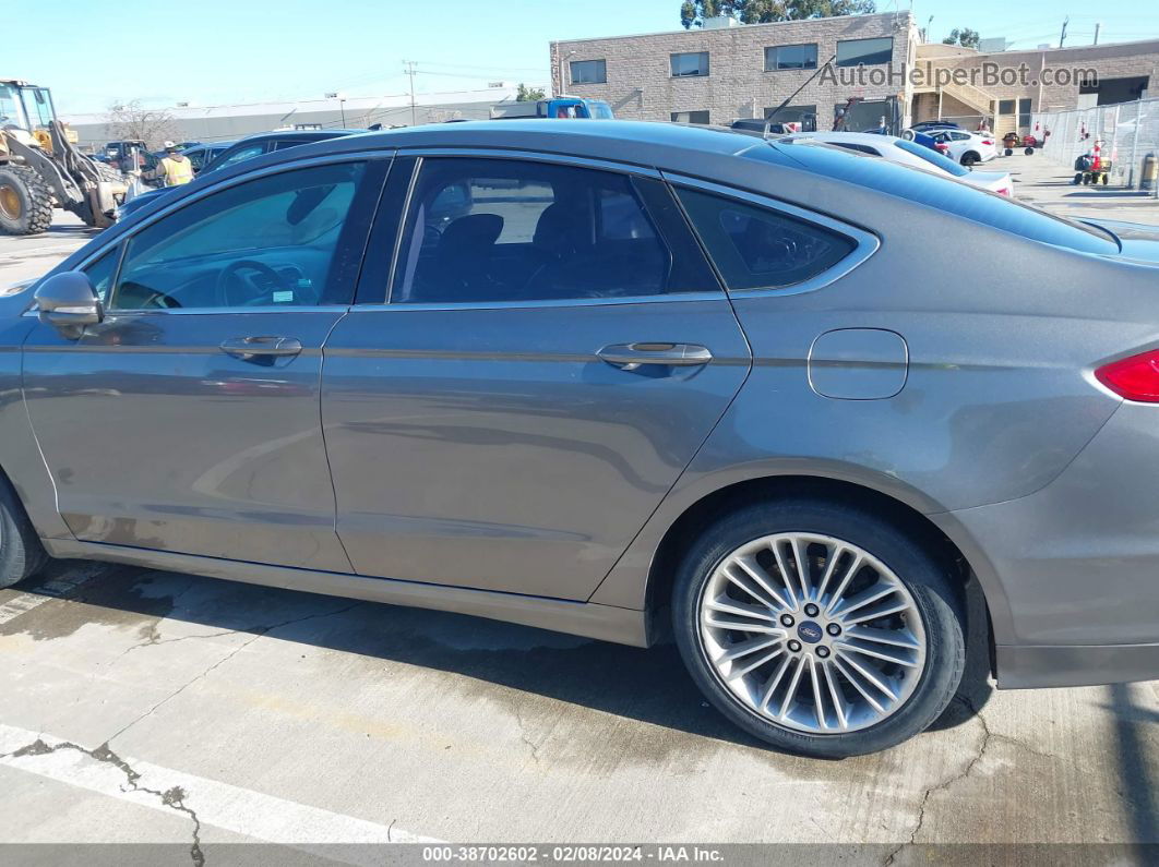 2014 Ford Fusion Se Gray vin: 3FA6P0H94ER195543