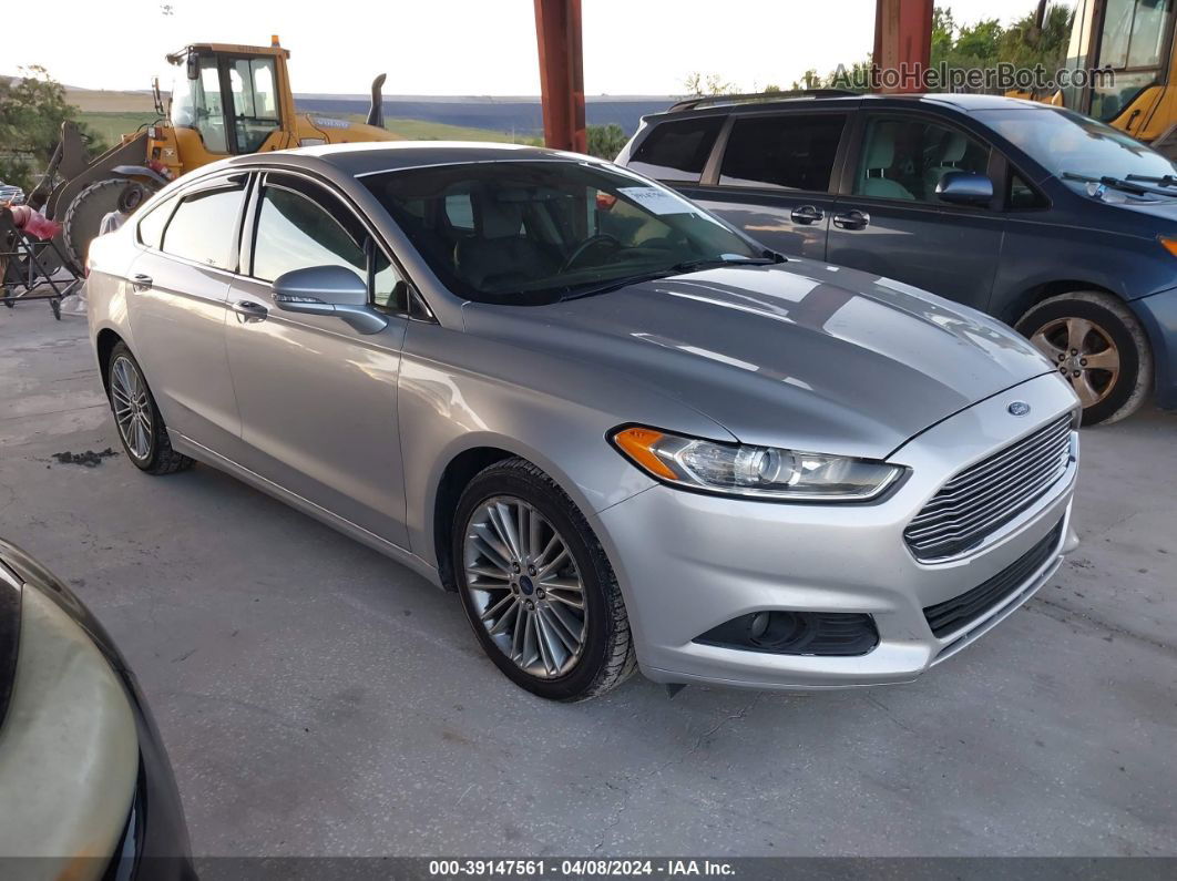 2014 Ford Fusion Se Silver vin: 3FA6P0H94ER344971