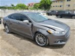 2014 Ford Fusion Se Gray vin: 3FA6P0H94ER358983