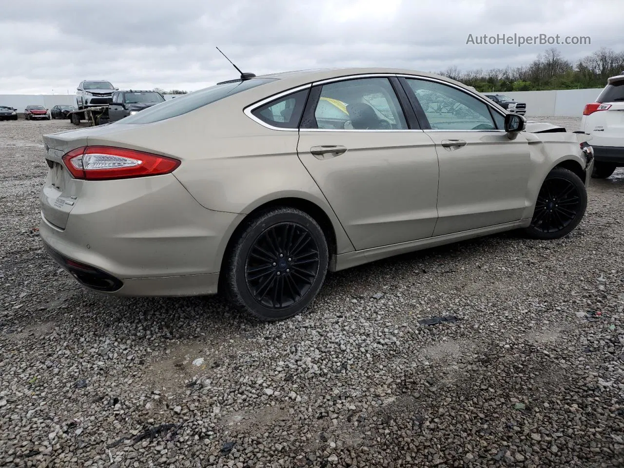 2015 Ford Fusion Se Желто-коричневый vin: 3FA6P0H94FR103316