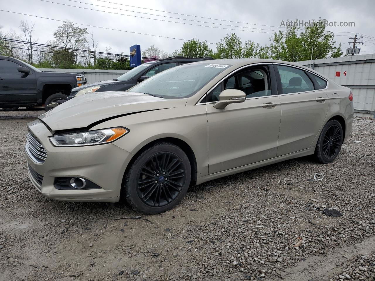 2015 Ford Fusion Se Желто-коричневый vin: 3FA6P0H94FR103316