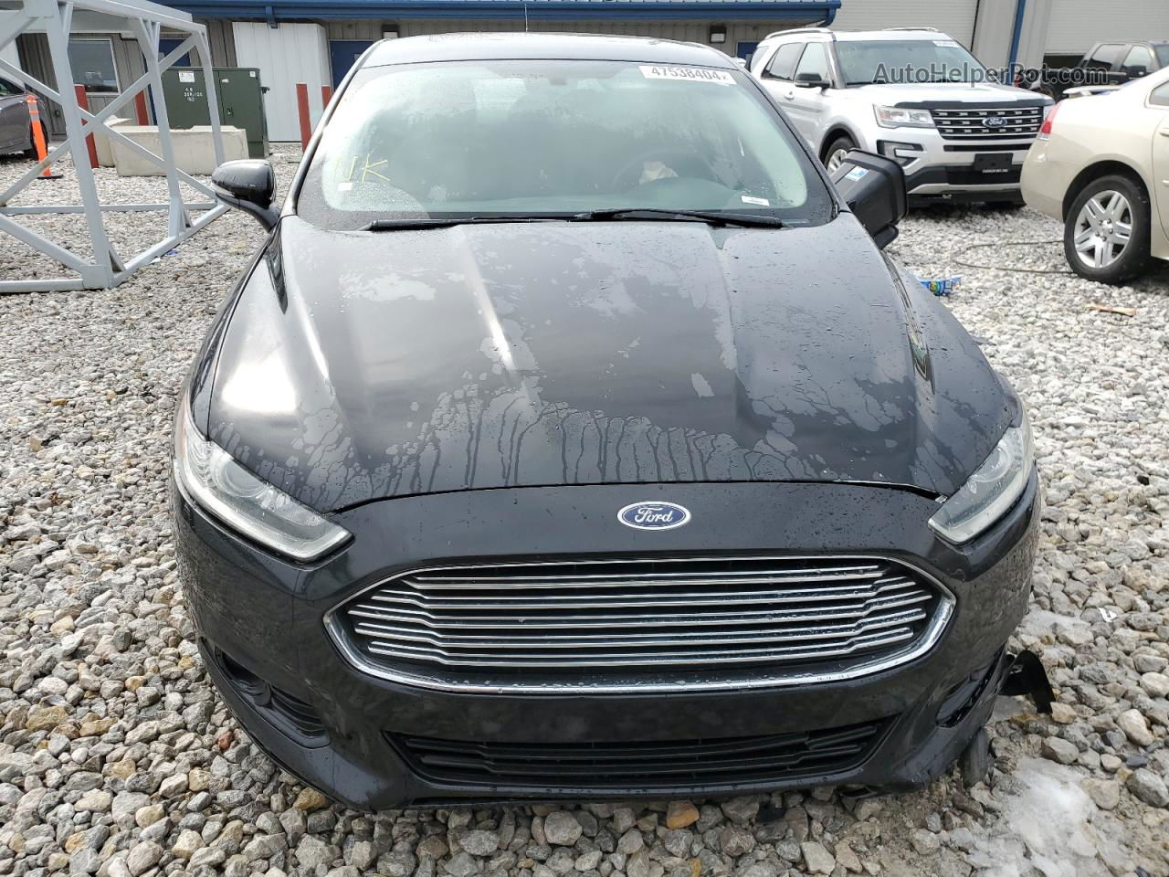 2015 Ford Fusion Se Black vin: 3FA6P0H94FR126661