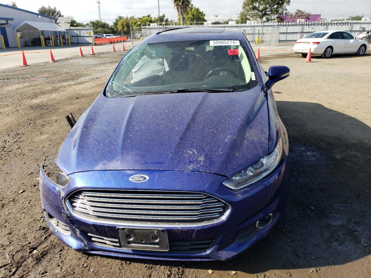 2016 Ford Fusion Se Blue vin: 3FA6P0H94GR116049