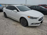 2017 Ford Fusion Se White vin: 3FA6P0H94HR143236