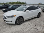 2017 Ford Fusion Se White vin: 3FA6P0H94HR143236