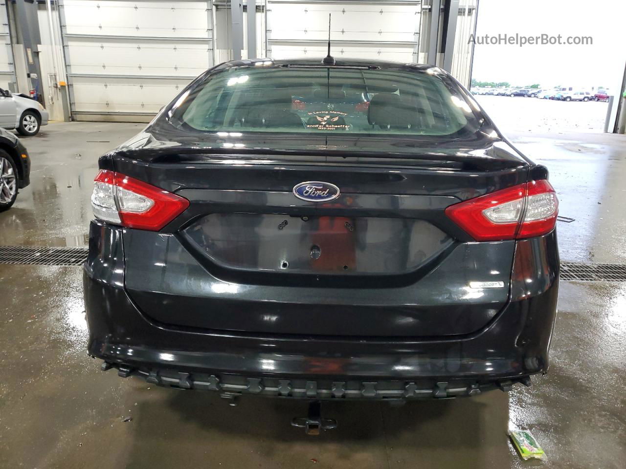 2014 Ford Fusion Se Черный vin: 3FA6P0H95ER283727