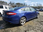 2015 Ford Fusion Se Синий vin: 3FA6P0H95FR220211