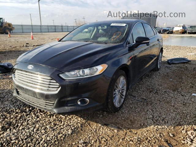 2014 Ford Fusion Se Черный vin: 3FA6P0H96ER196046