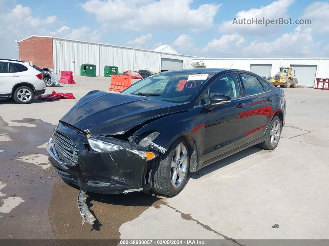 2016 Ford Fusion Se Black vin: 3FA6P0H96GR248021