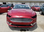 2017 Ford Fusion Se Красный vin: 3FA6P0H96HR404656