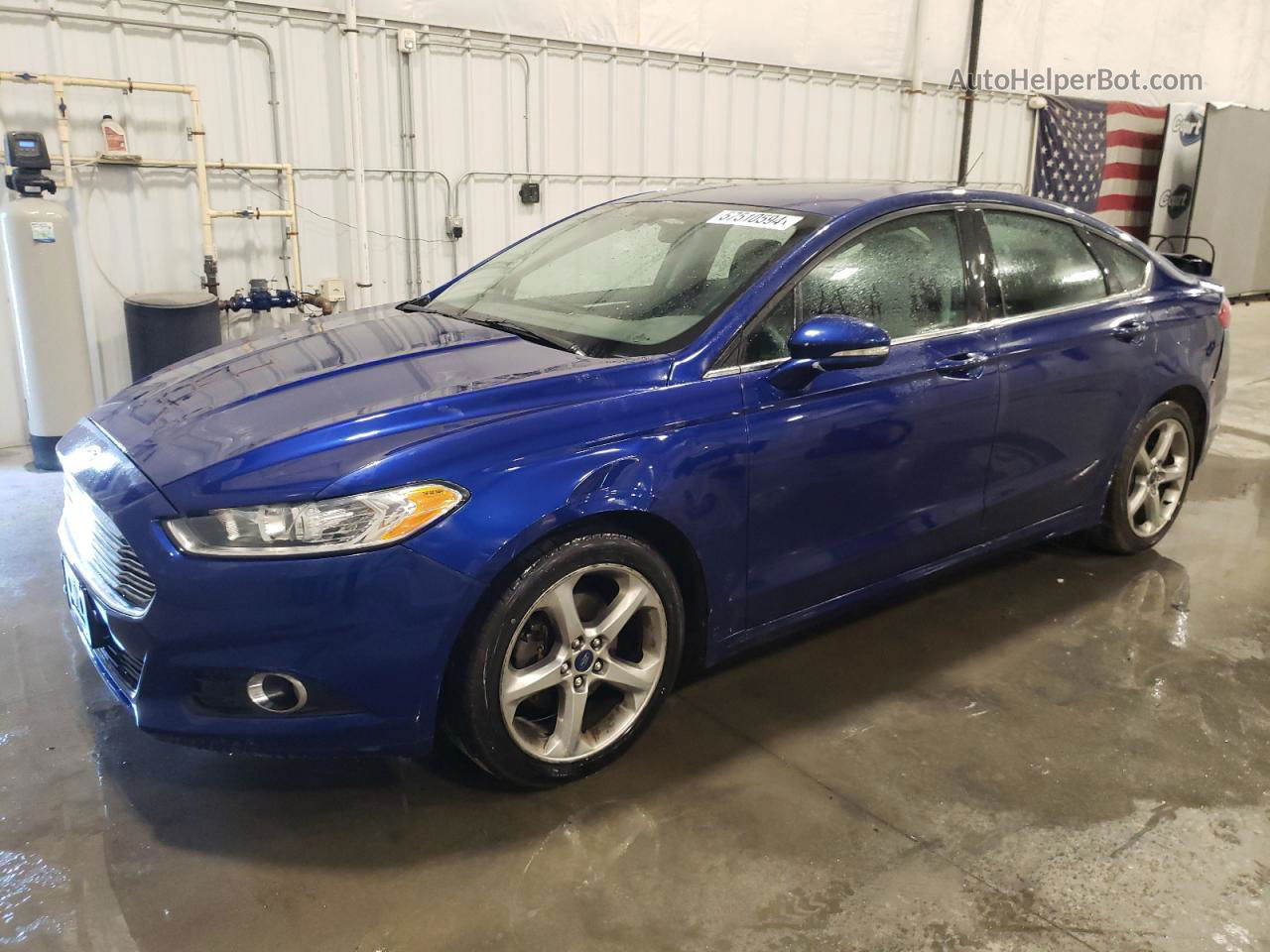 2015 Ford Fusion Se Blue vin: 3FA6P0H97FR149772