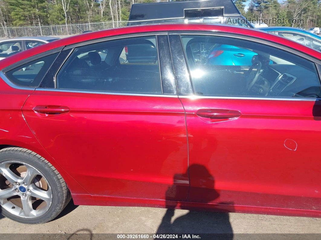 2015 Ford Fusion Se Красный vin: 3FA6P0H97FR268597