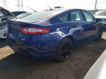 2016 Ford Fusion Se Blue vin: 3FA6P0H97GR339010