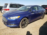 2016 Ford Fusion Se Синий vin: 3FA6P0H97GR339010